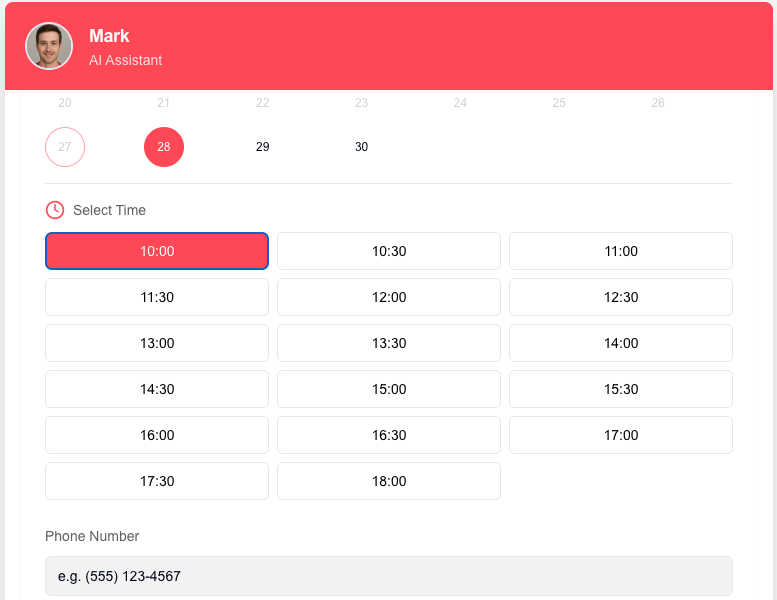 Smart Scheduling main screenshot